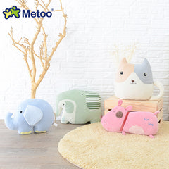 Kawaii Plush Stuffed Animal Cartoon Kids Toys for Girls Children Baby Birthday Christmas Gift Elephant Pillow Metoo Doll